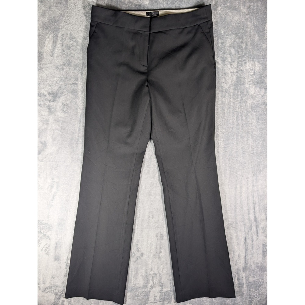 J.Crew 365 Edie Women 14T Black Tall Dress Pant Trousers Stretch Workwear Office
